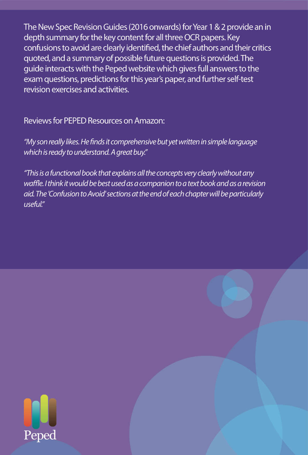Religious Studies Ethics Revision Complete Guide – New Edition (2020) Back Cover